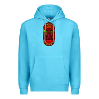 Ocean Blue african masks 3 Premium Hoodie - BundleAndBundleShop