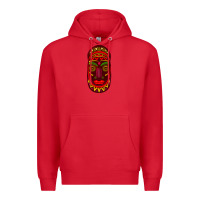 Red african masks 3 Premium Hoodie - BundleAndBundleShop