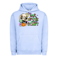 Pigment Grape Ice eat drınk and be scary Urban Hoodie - AdoDesignShop