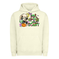 Pigment Pistachio eat drınk and be scary Urban Hoodie - AdoDesignShop