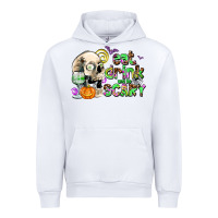 White eat drınk and be scary Urban Hoodie - AdoDesignShop