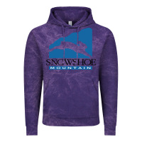 Cloud Purple snowshoe mountain Vintage Hoodie - minhPixels