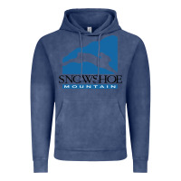 Vintage Denim snowshoe mountain Vintage Hoodie - minhPixels