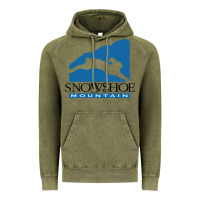 Vintage Olive snowshoe mountain Vintage Hoodie - minhPixels