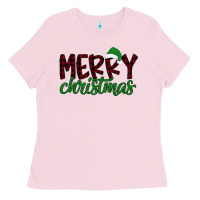 Bubblegum Pink Merry Christmas Ladies Tee - Bettercallsaul