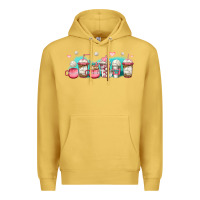 Antique Gold volleyball coffee cups Premium Hoodie - Jasminsmagicworld