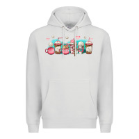 Dove Grey volleyball coffee cups Premium Hoodie - Jasminsmagicworld