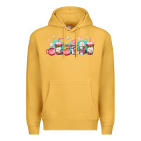 Mustard volleyball coffee cups Premium Hoodie - Jasminsmagicworld