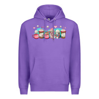 Purple volleyball coffee cups Premium Hoodie - Jasminsmagicworld
