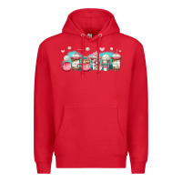 Red volleyball coffee cups Premium Hoodie - Jasminsmagicworld