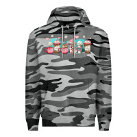 Slate Camo volleyball coffee cups Premium Hoodie - Jasminsmagicworld