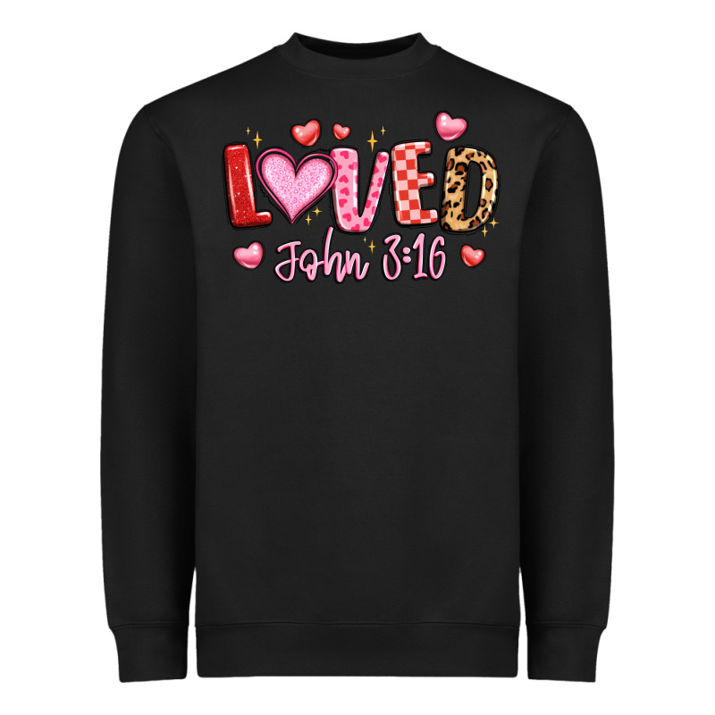 Loved John 3 16 Heavyweight Sweatshirt by LillyAllenDesigns | Teevron