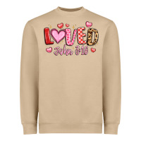 Mushroom loved john 3 16 Heavyweight Sweatshirt - LillyAllenDesigns