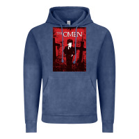 Vintage Denim The Omen Horror Movie Vintage Hoodie - minhPixels