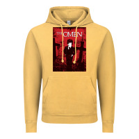 Vintage Mustard The Omen Horror Movie Vintage Hoodie - minhPixels