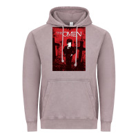 Vintage Zinc The Omen Horror Movie Vintage Hoodie - minhPixels