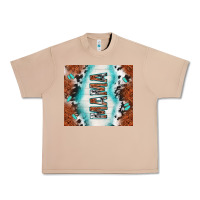 Burro tooled leather and cowhide mama Urban Heavy Tee - TumblerDesignByShophia