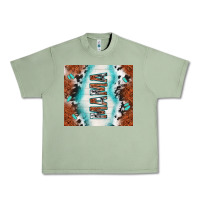 Oil Green tooled leather and cowhide mama Urban Heavy Tee - TumblerDesignByShophia