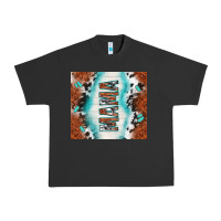 Pigment Black tooled leather and cowhide mama Urban Heavy Tee - TumblerDesignByShophia