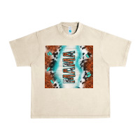 Sandshell tooled leather and cowhide mama Urban Heavy Tee - TumblerDesignByShophia
