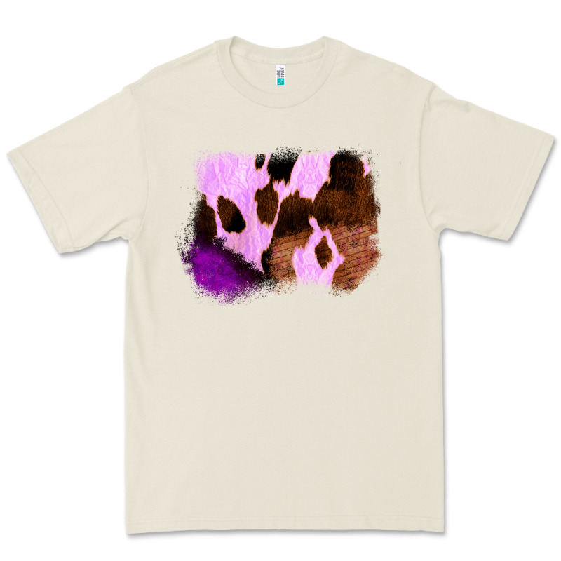 Purple Western Wood Cowhide Frame Premium Tee by Bettercallsaul | Teevron