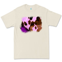 Bone Purple Western Wood Cowhide Frame Premium Tee - Bettercallsaul