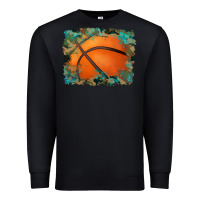 Black sports basketball background Premium Sweatshirt - Artiststas