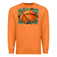 Carrot sports basketball background Premium Sweatshirt - Artiststas