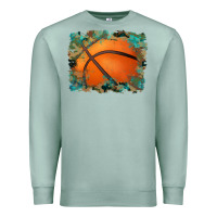 Seafoam sports basketball background Premium Sweatshirt - Artiststas