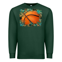 Sports Green sports basketball background Premium Sweatshirt - Artiststas