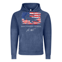 Vintage Denim Don_t Tread On Florida Governor Ron DeSantis 2022 USA Flag Vintage Hoodie - minhPixels