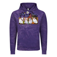 Cloud Purple halloween pigs Vintage Hoodie - CowGirlArtShop