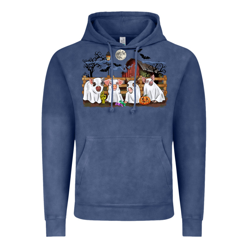 Halloween Pigs Vintage Hoodie by CowGirlArtShop | Teevron