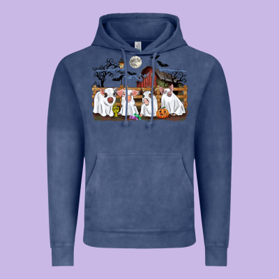 Halloween Pigs Vintage Hoodie Designed By Cowgirlartshop