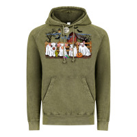 Vintage Olive halloween pigs Vintage Hoodie - CowGirlArtShop