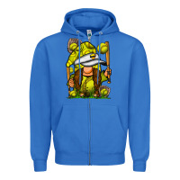 True Royal softball gnome Zipper Hoodie - SublimationCraftShop