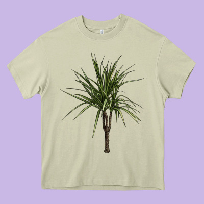 Dracaena Marginata Heavy Core Tee Designed By Lillyallendesigns