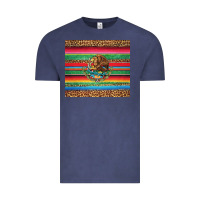 Vintage Denim serape leopard mexican Vintage Tee - Jasminsmagicworld