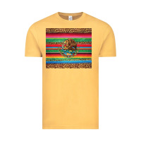Vintage Mustard serape leopard mexican Vintage Tee - Jasminsmagicworld
