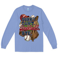 Colony Blue Sorry can't Baseball bye Long Sleeve Tee - HowdyJamesFarm