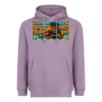 Lavender rottweiler with sunflowers license plate Heavyweight Hoodie - Artiststas