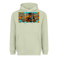 Matcha rottweiler with sunflowers license plate Heavyweight Hoodie - Artiststas