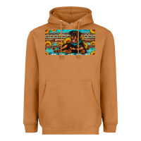 Meerkat rottweiler with sunflowers license plate Heavyweight Hoodie - Artiststas