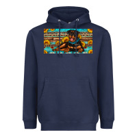 Navy rottweiler with sunflowers license plate Heavyweight Hoodie - Artiststas