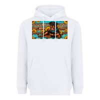 White rottweiler with sunflowers license plate Heavyweight Hoodie - Artiststas