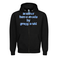 Black another homoo movie by greggg arakii Zipper Hoodie - minhPixels