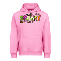 Fuchsia Pink spooky Urban Hoodie - AdoDesignShop