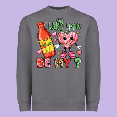 Will You Be My Heavyweight Sweatshirt Designed By Lillyallendesigns
