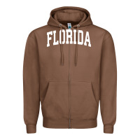 Chestnut Florida Crewneck Sweatshirt Sports College Style State Gifts Zipper Hoodie - minhPixels