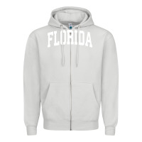 Dove Grey Florida Crewneck Sweatshirt Sports College Style State Gifts Zipper Hoodie - minhPixels